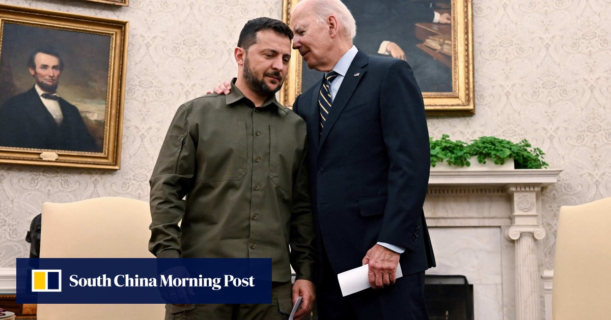 Zelensky arrives in US to explain Ukraine’s war plan to Biden