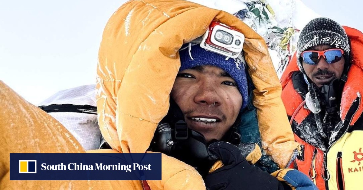 At just 18, he’s already climbed all the highest peaks on Earth