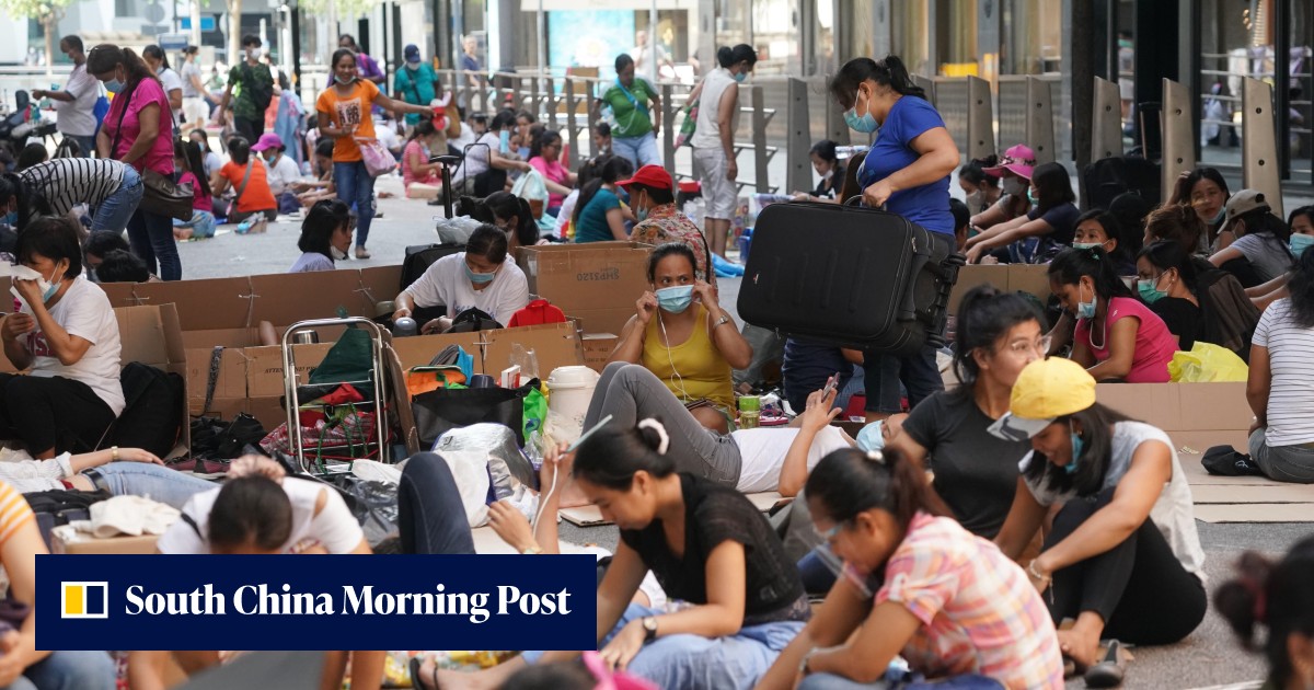 Filipino helpers earn US$1,340 per month in South Korea. In Hong Kong ...