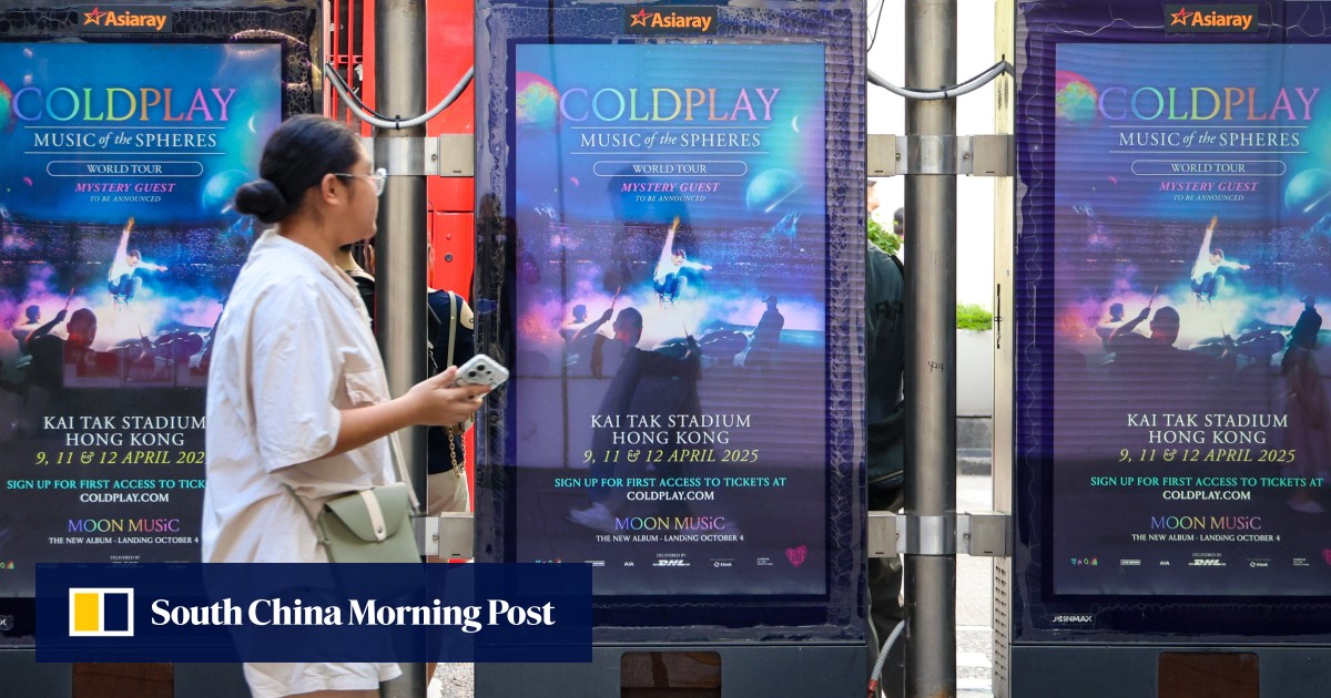 Coldplay’s Hong Kong shows sell out in 90 minutes, including HK$6,599 ticket