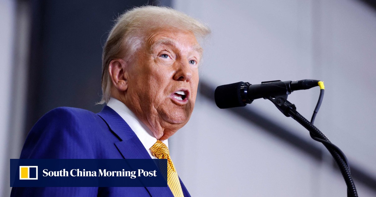 Trump visits Texas to tape Joe Rogan podcast, attack Harris on immigration