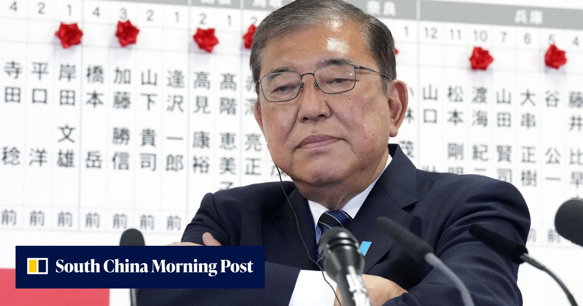 Japan’s ruling coalition loses majority, election outcome in balance ...