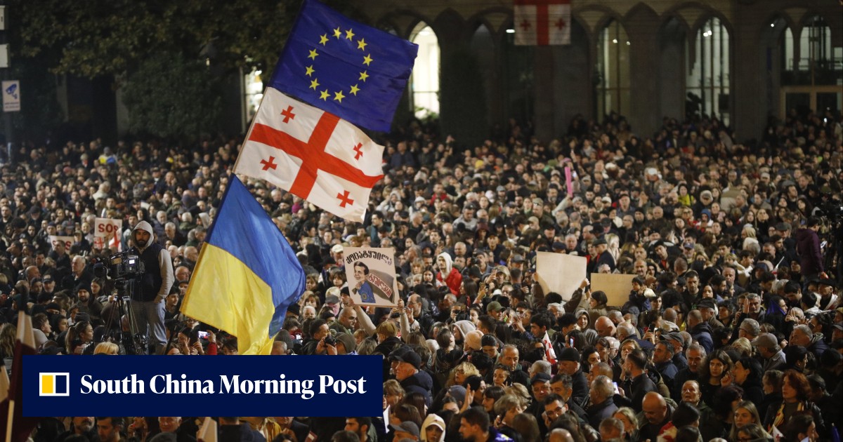 Tens of thousands protest in Georgia over ‘stolen’ election | South ...
