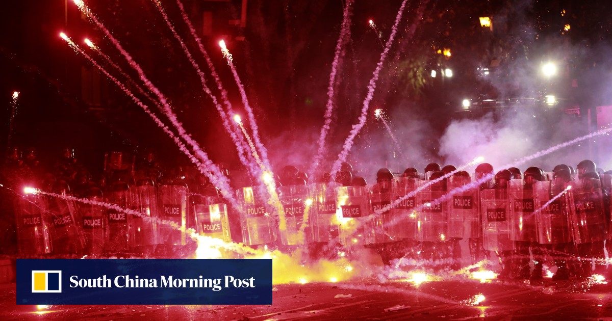 Georgia president demands fresh parliamentary elections as protests continue