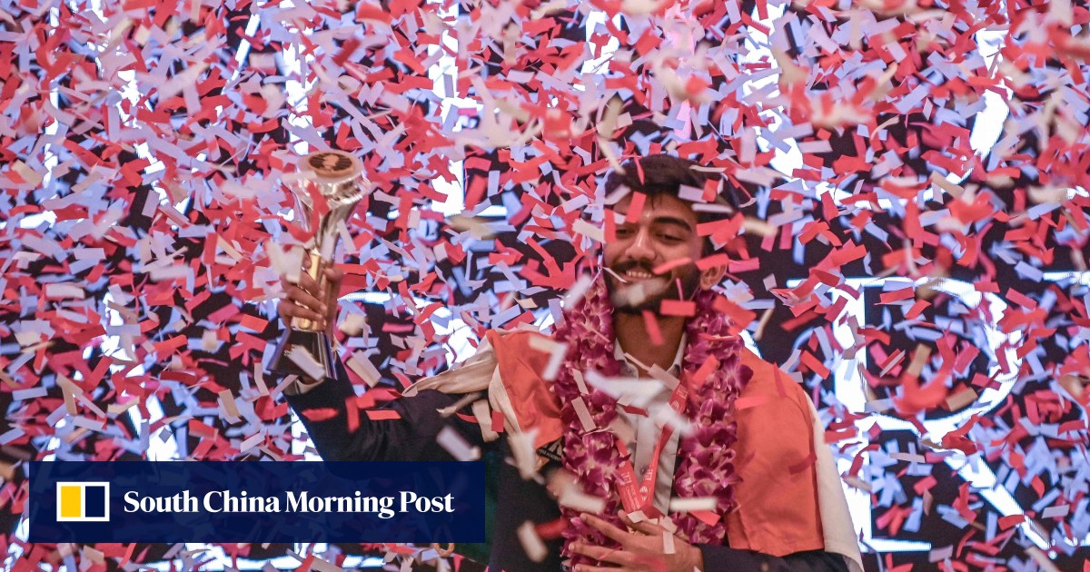 ‘You’ve checkmated the world’: Gukesh’s historic win fuels chess dreams in India