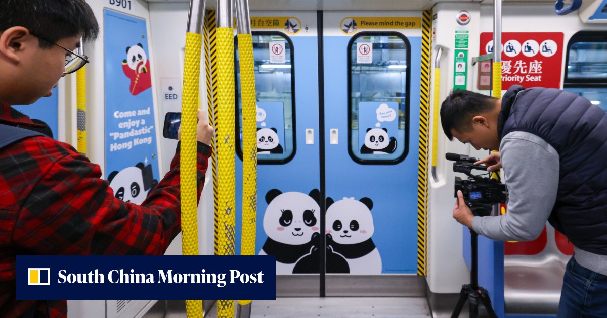 Panda Driving Train Hong Kong’s MTR rides city’s bear craze with launch of panda-themed ...
