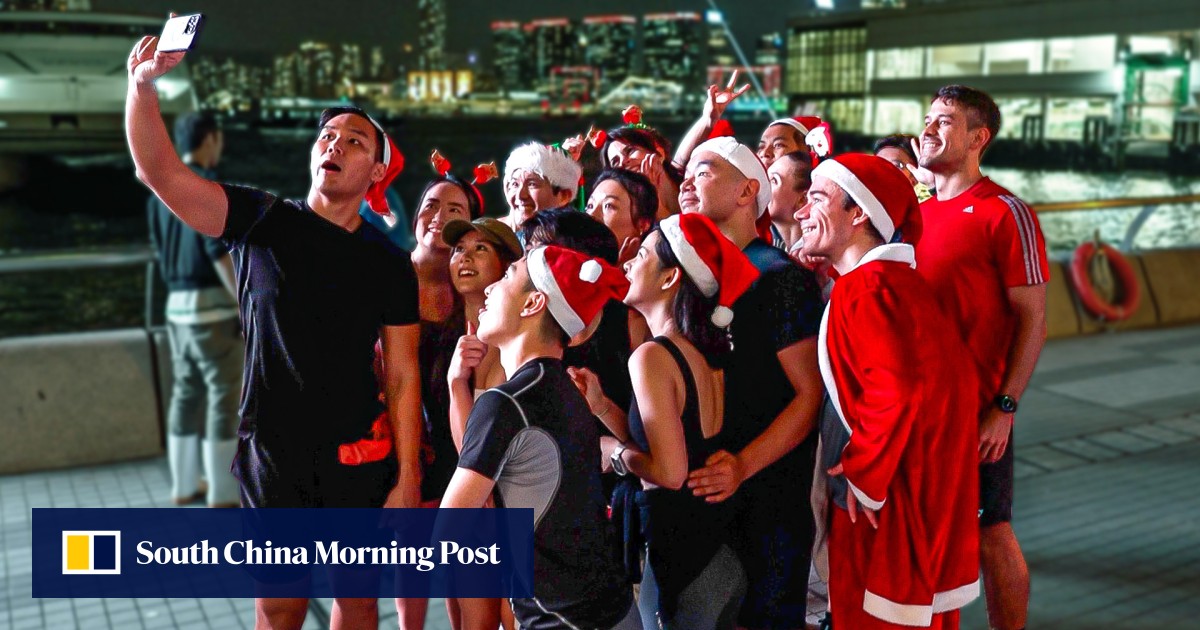 200 gather for 6km Christmas jog as Hong Kong running clubs gain popularity