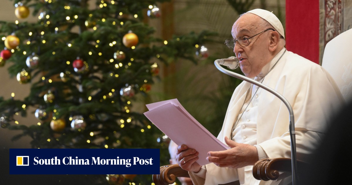 Pope Francis, in annual Christmas message, reprimands Vatican staff for ...
