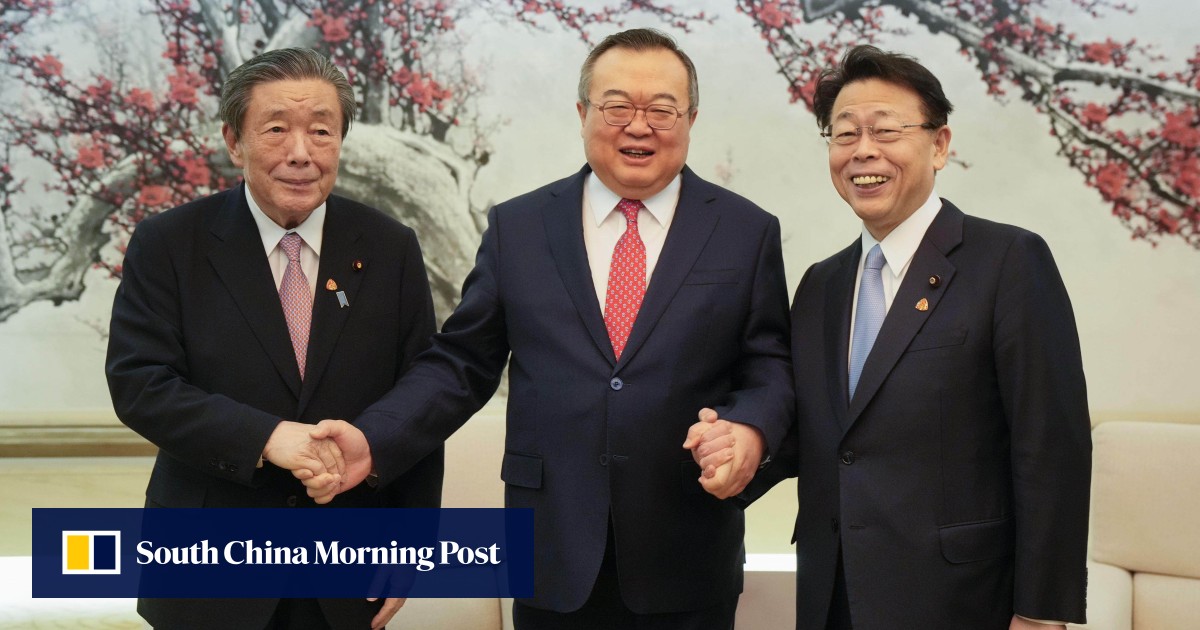 Chinese and Japanese ruling parties vow closer ties as they hold first ...