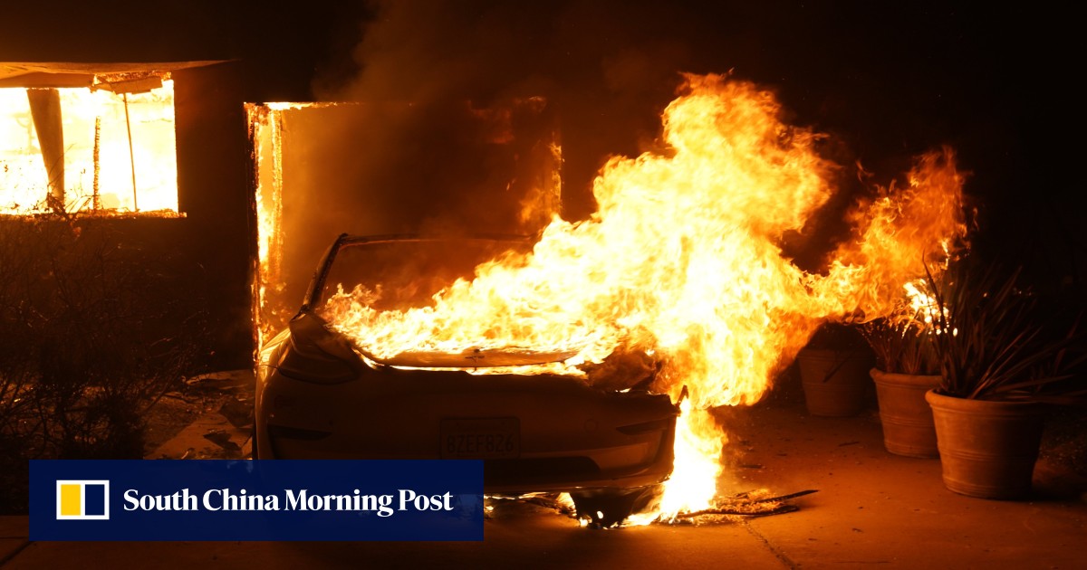 Burnt Teslas Delay LA Wildfire Recovery Efforts