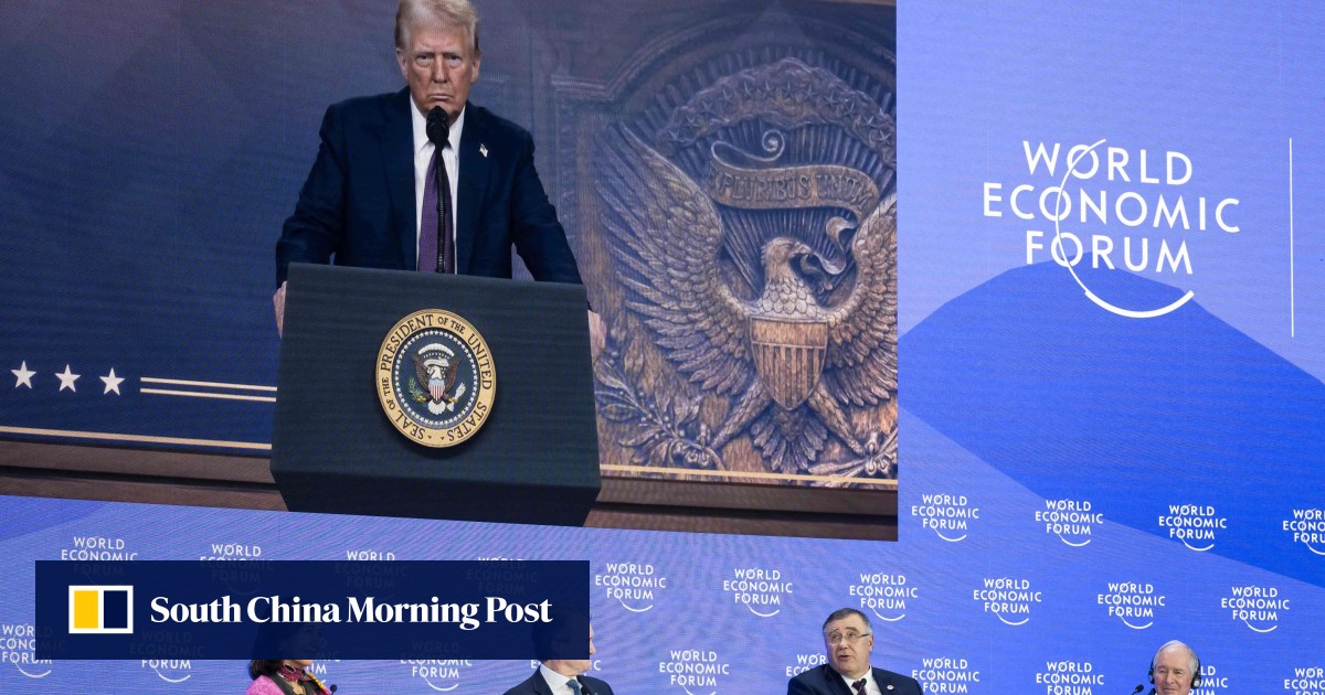 Trump tells Davos he is hopeful about US-China ties as he warns on tariffs