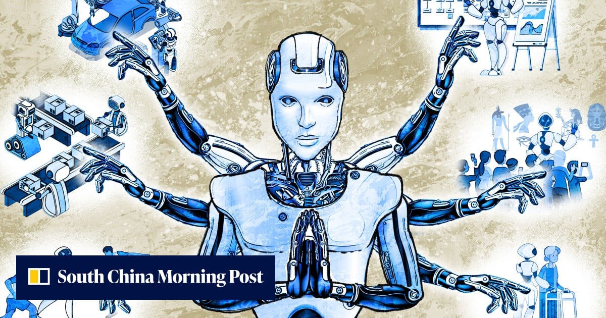 Humandroid Chaina As humanoid robots take centre stage in China, do androids dream of ...