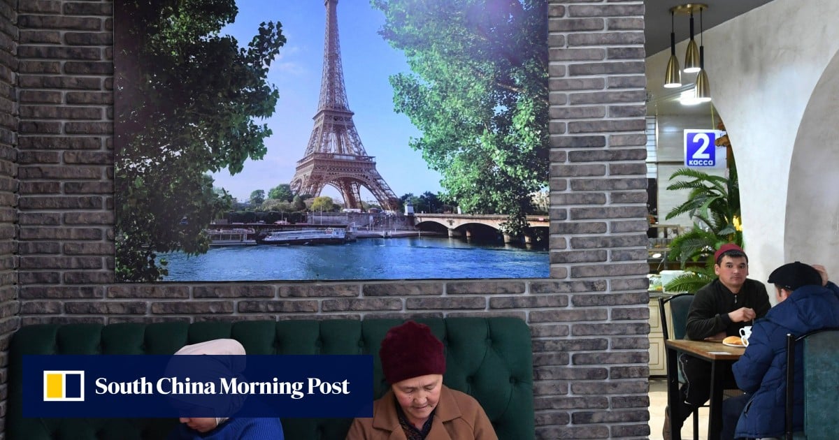 How a truck stop in snowy Central Asia called Paris got its own mini Eiffel Tower How a truck stop in snowy Central Asia called Paris got its own mini Eiffel Tower