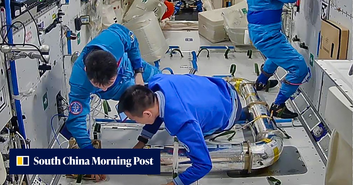 China's Space Robot Revolutionizes Inspections Aboard Tiangong