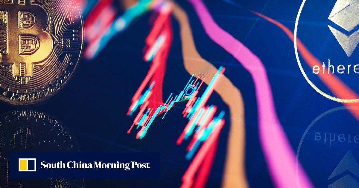 Bitcoin, ether stagger as US stock sell-off weighs on cryptocurrencies