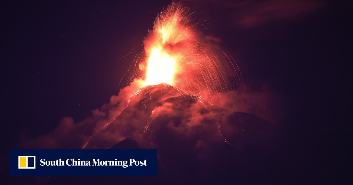 Residents evacuated as Guatemala’s Fuego volcano erupts, spewing lava, ash and rocks