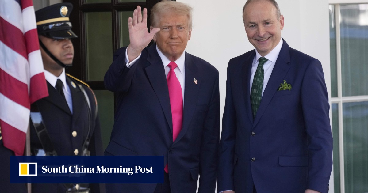 Trump criticises Ireland on trade during St Patrick’s Day visit