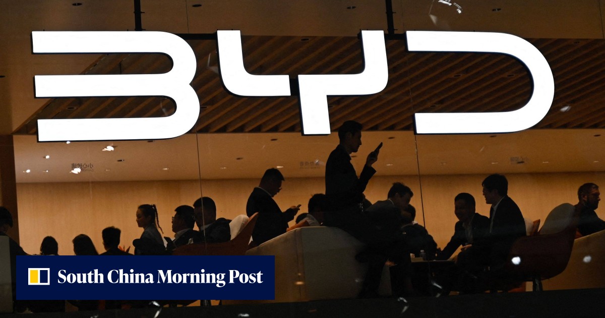 BYD beats Tesla again as sales top US$100 billion on surging EV ...