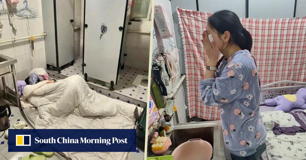 Chinese Woman, 18, Lives in Company Toilet to Save Rent