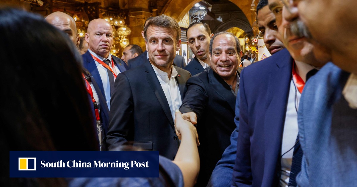 Macron and El-Sisi Urge Gaza Aid Resumption