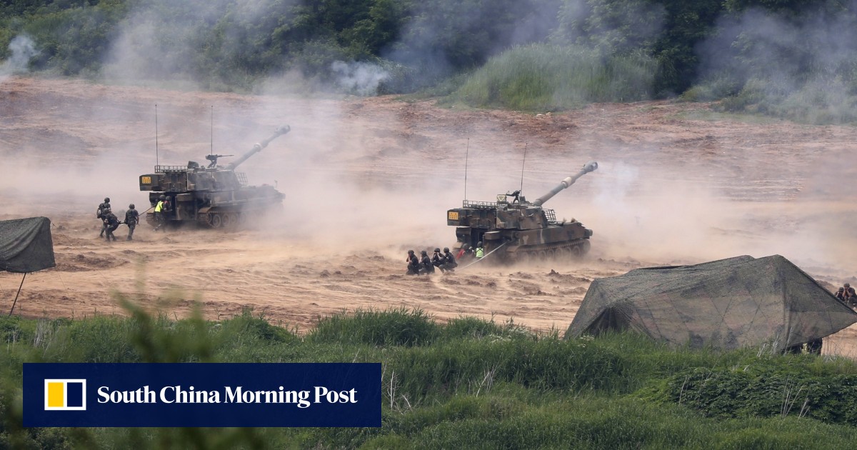 South Korea fires warning shots as North Korean soldiers cross DMZ border  South China Morning Post
