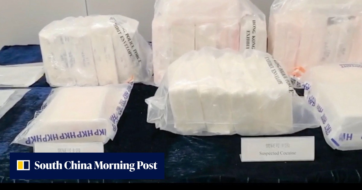 Hong Kong police arrest 4, seize HK$38 million of cocaine in drug ...
