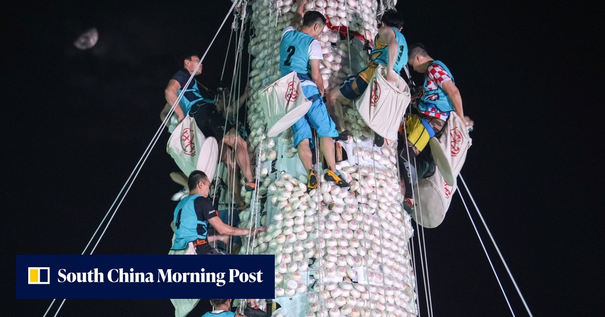 Scmp Photo Contest Cheung Chau local, Hong Kong ice climber emerge as bun-grabbing contest ...