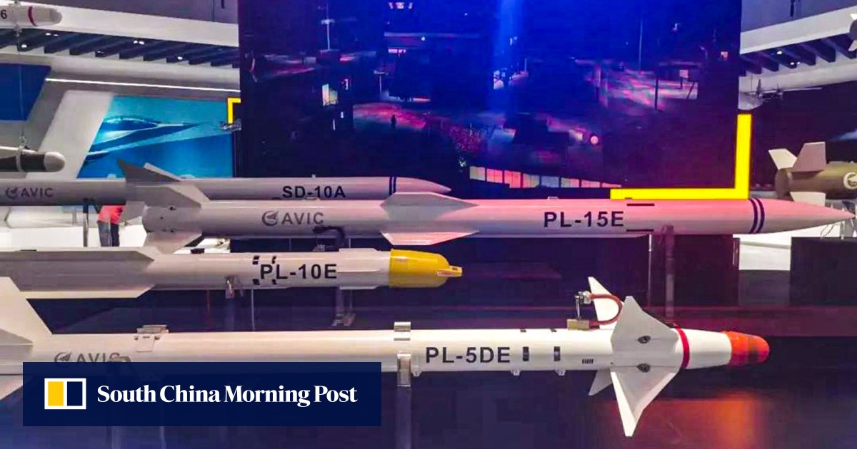 Production line of PL-15E missiles