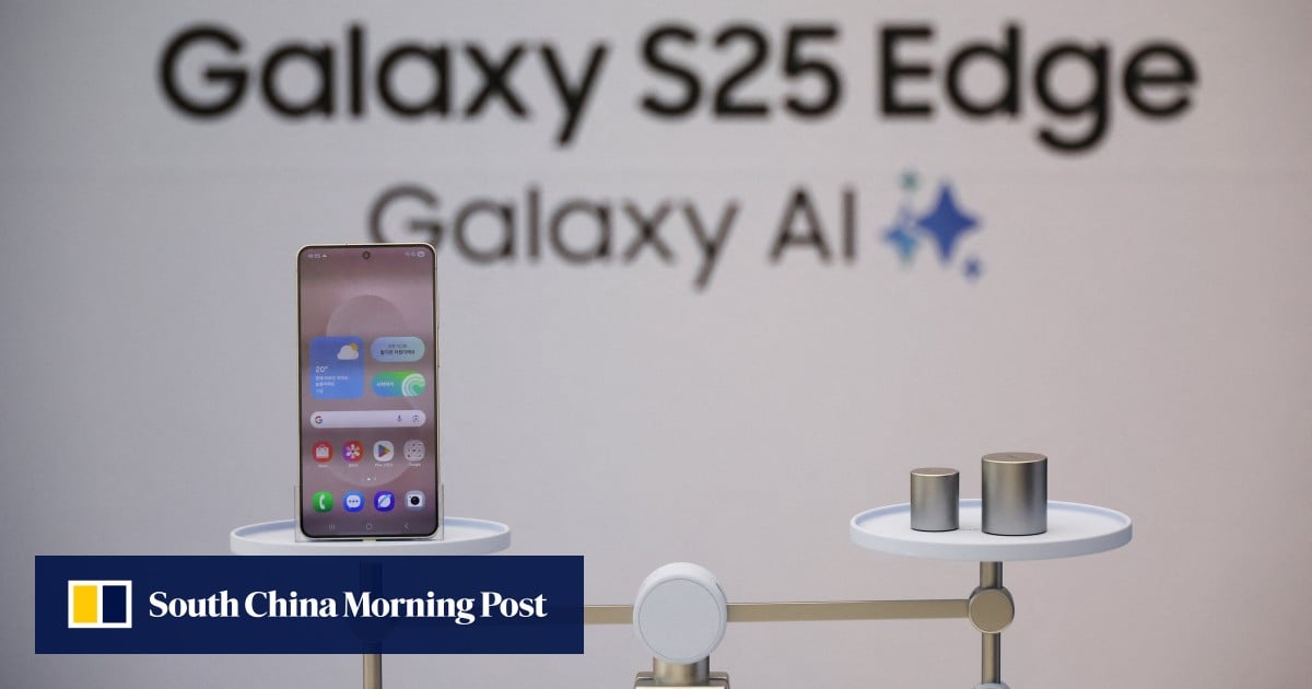 Samsung debuts Galaxy S25 Edge, as smartphones go slimmer - SCMP (Picture 1)
