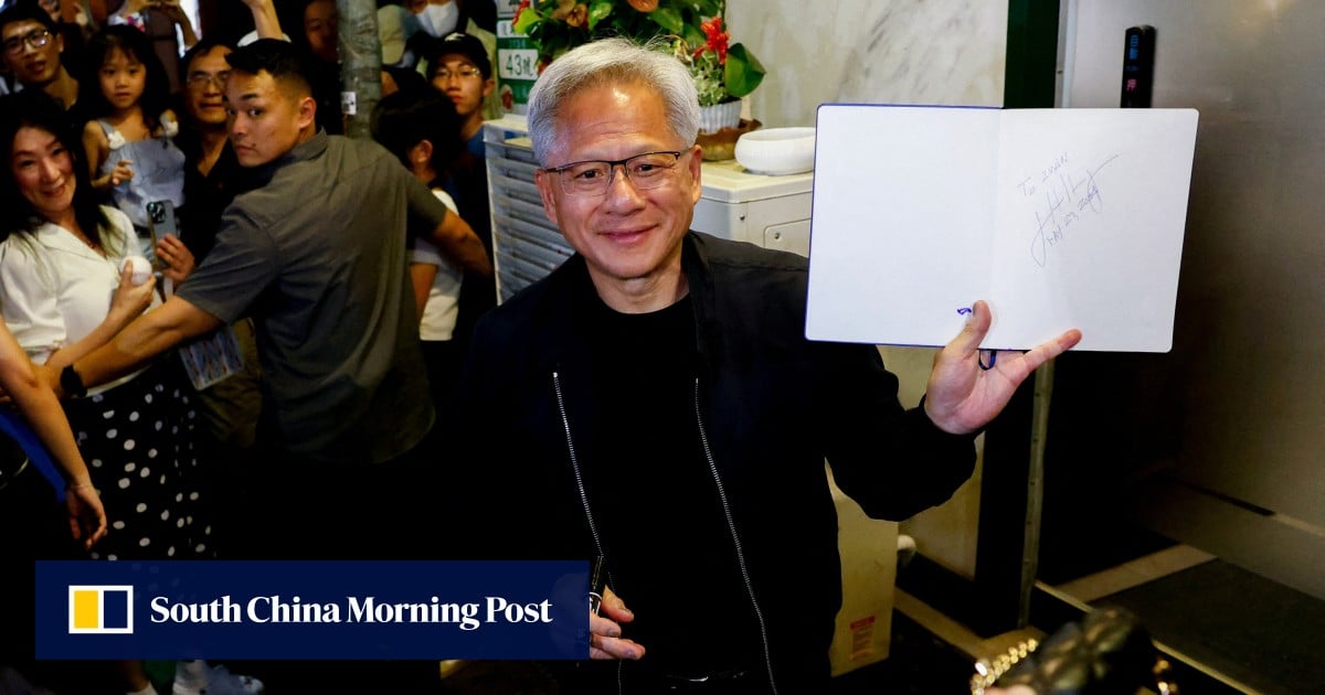 Nvidia’s two-ton AI systems not easily smuggled to China, CEO says