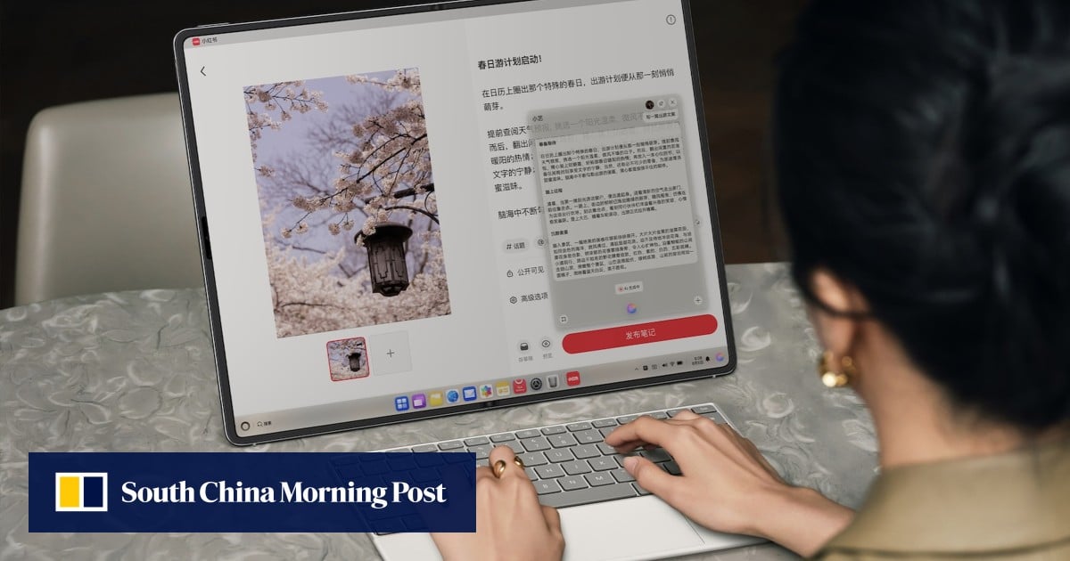Huawei launches US$3,300 foldable tablet running HarmonyOS, flexing its hardware muscle - SCMP (Picture 1)