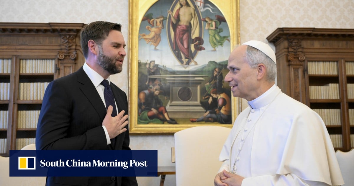 Vance gives Pope Leo an invitation from Trump to visit White House