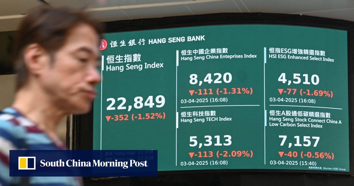 Hong Kong stocks retreat from 2-month high as Baidu slumps on AI concerns - SCMP (Picture 1)