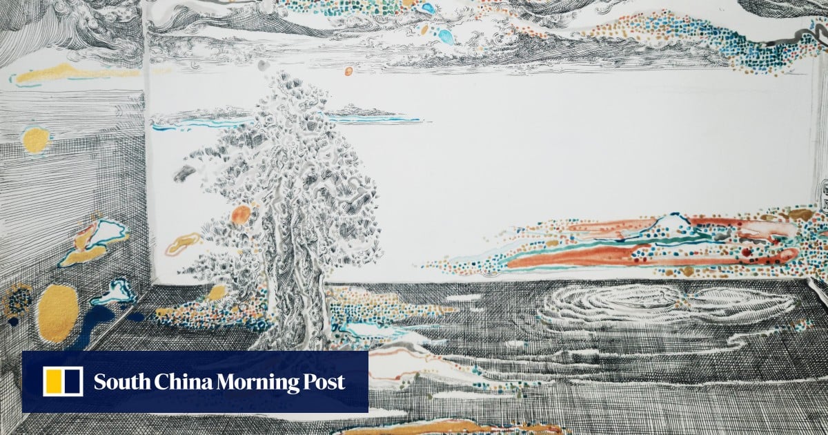 Think all Chinese ink paintings are old-fashioned? Think again
