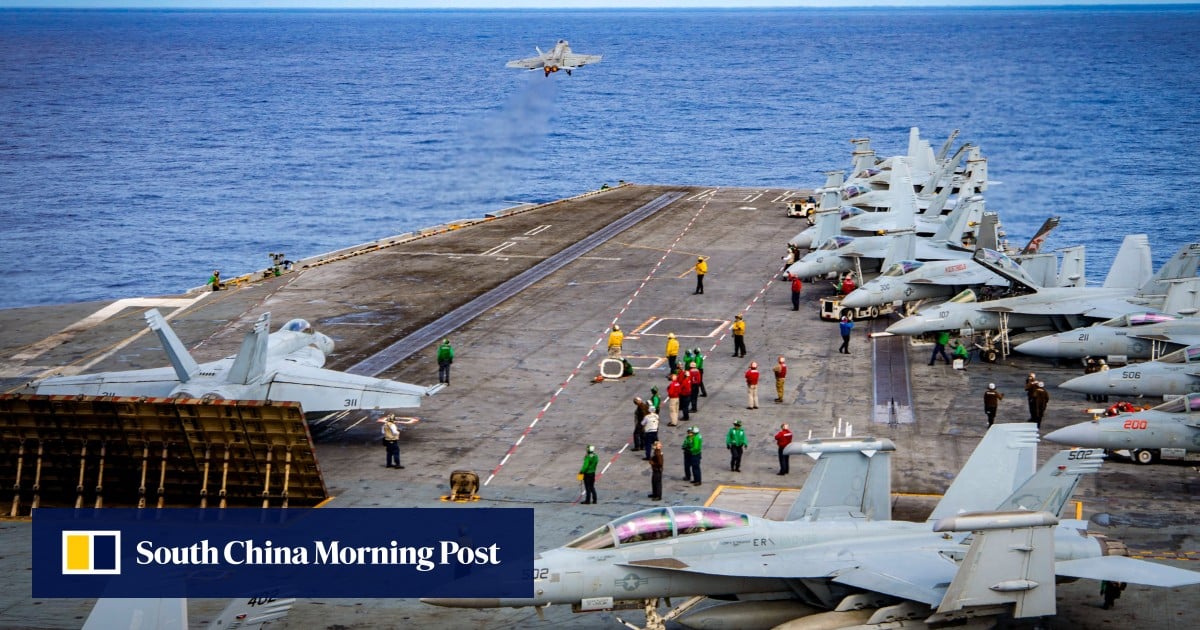 Why a US aircraft carrier’s voyage to the Middle East is causing ripples ...