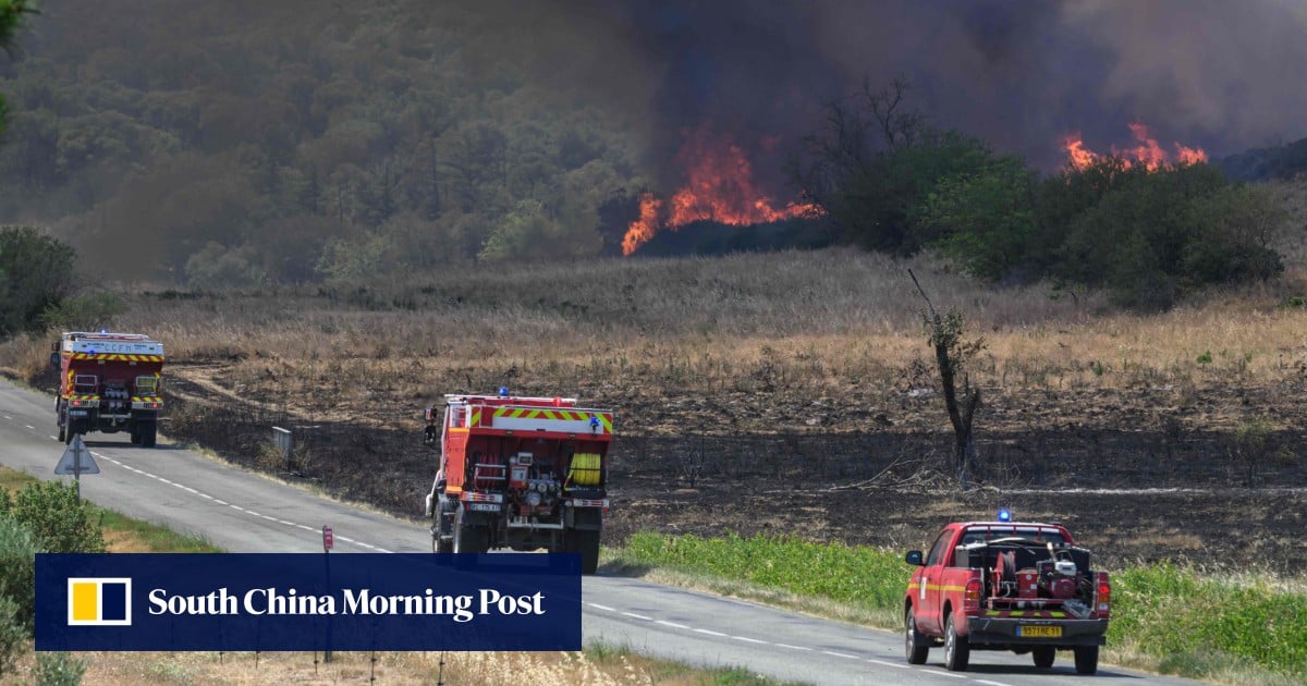 Europe battles wildfires as ‘awful’ record heatwave sweeps across continent