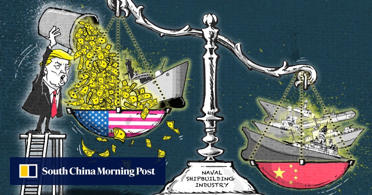 Trump has a US$30 billion plan to match China at shipbuilding. Can he win?
