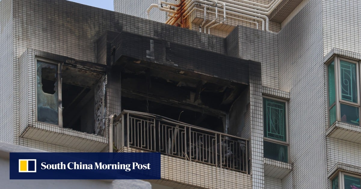 Man found dead on balcony of Hong Kong flat in aftermath of blaze