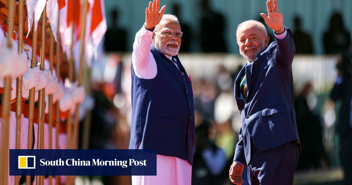 In show of unity against Trump, Brazil and India vow to triple trade ...