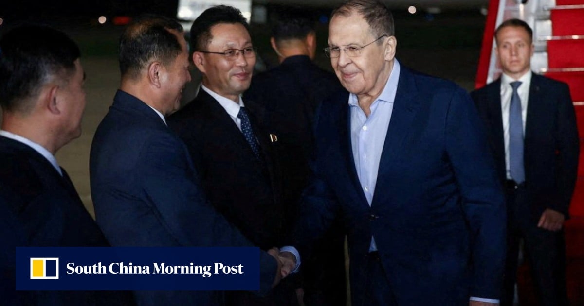 Welcome, comrade: Russia’s Lavrov arrives in North Korea
