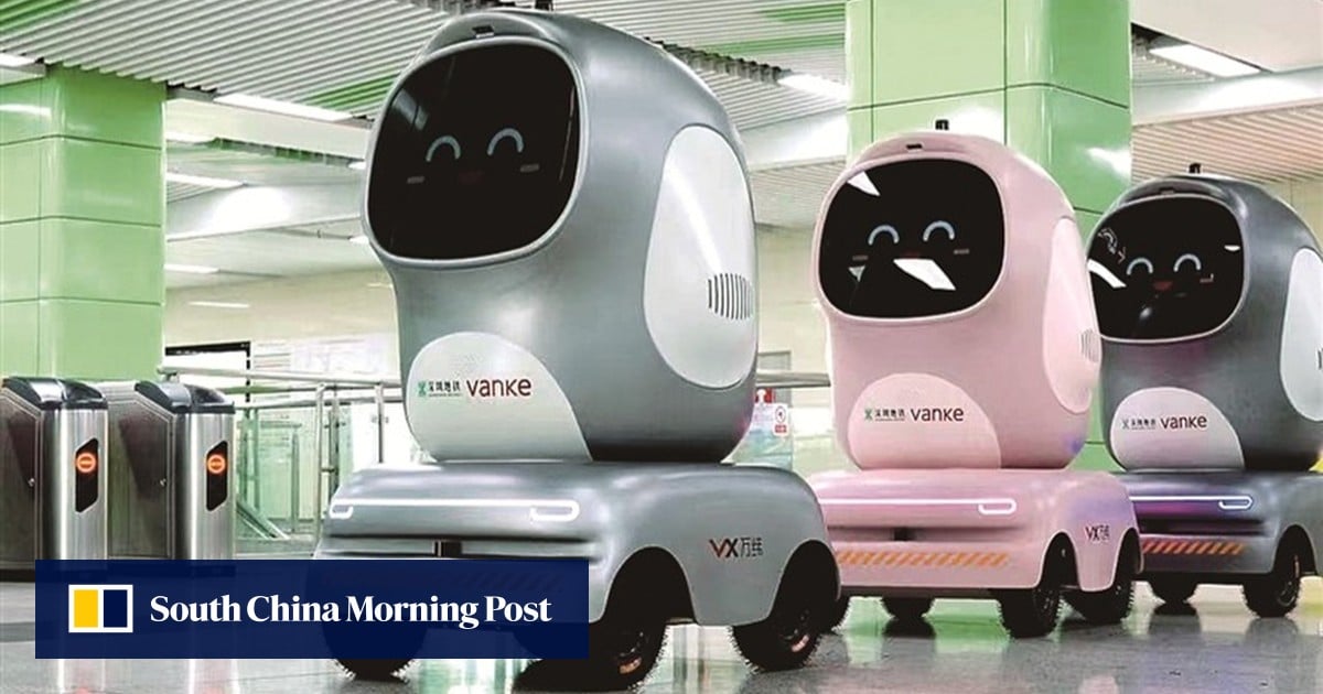 In China, delivery robots now ride the subway to restock 7-Eleven stores |  South China Morning Post