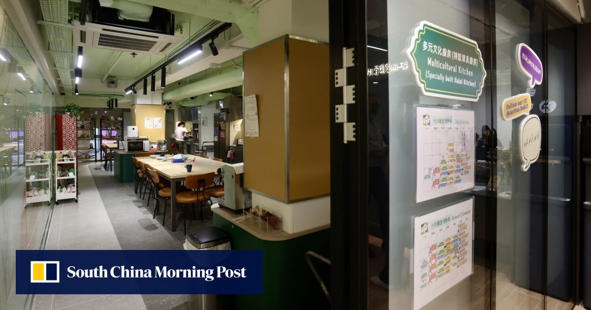 First halal kitchen in new Hong Kong community living room for Muslim residents
