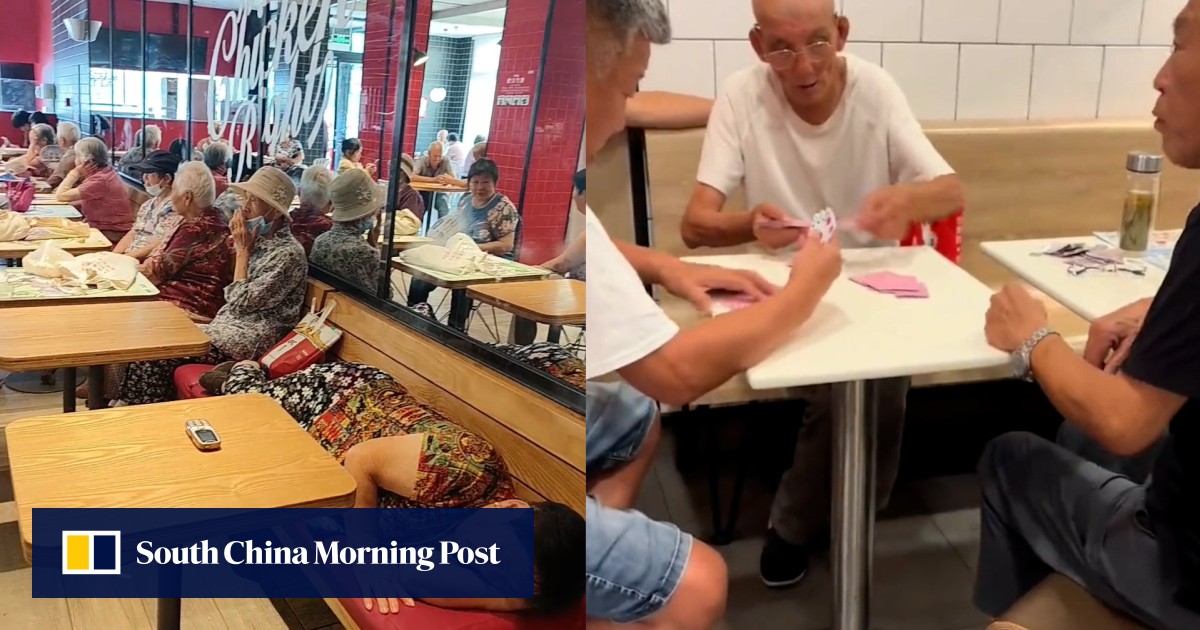 Video | Elderly Chinese draw flak for gathering in fast-food restaurants for free air conditioning
