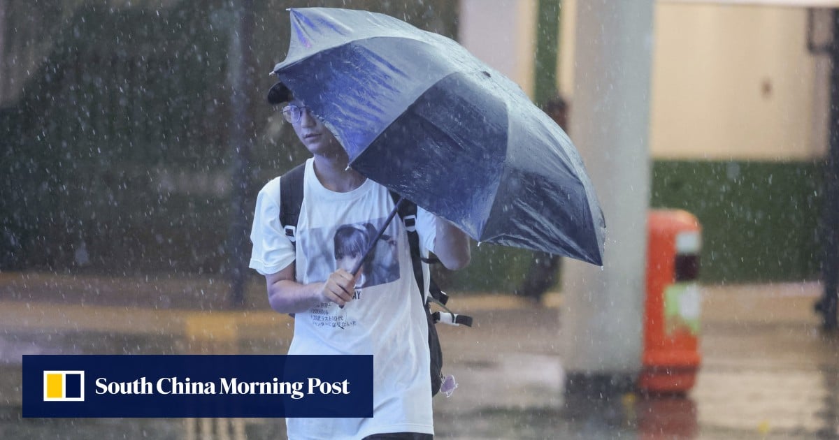 Storm Podul: Hong Kong lowers black rainstorm signal to red ...