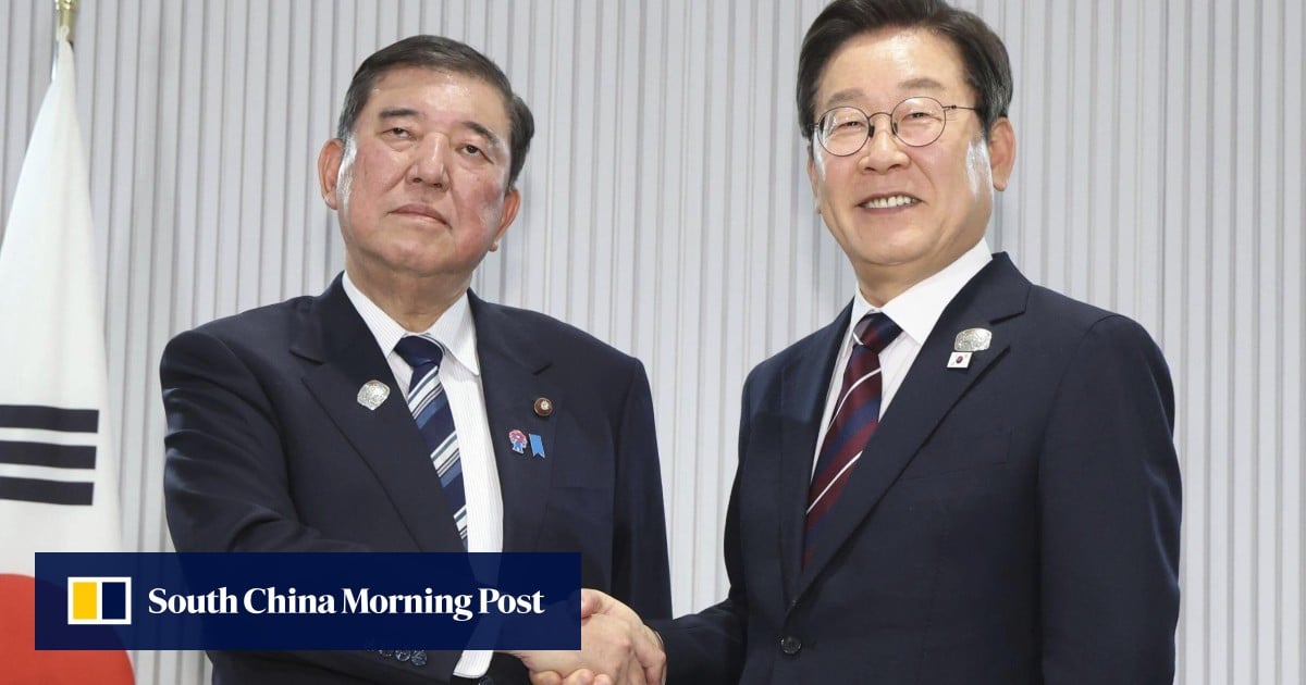 ‘Under pressure’: can South Korea-Japan summit ease tensions with Trump?