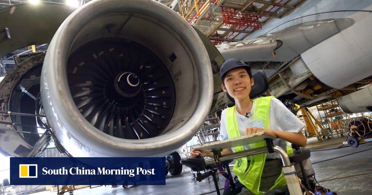 Hongkonger with muscular dystrophy revels in ‘dream’ visit to aviation centres