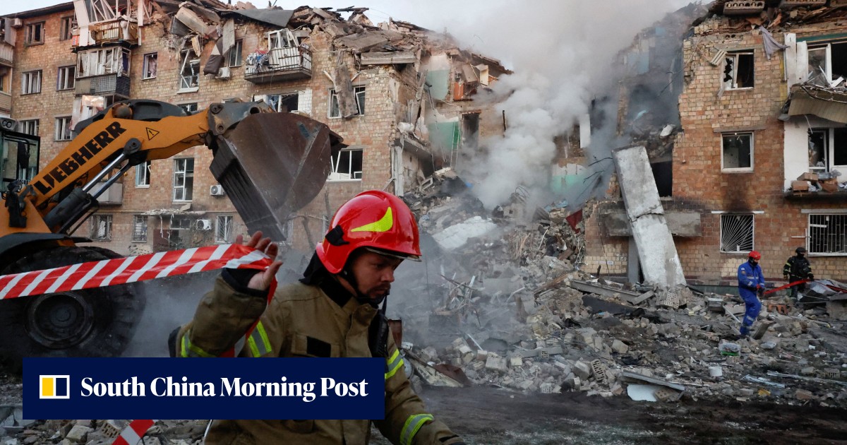 Major Russian air attack on Kyiv leaves 21 dead, damages EU diplomatic ...