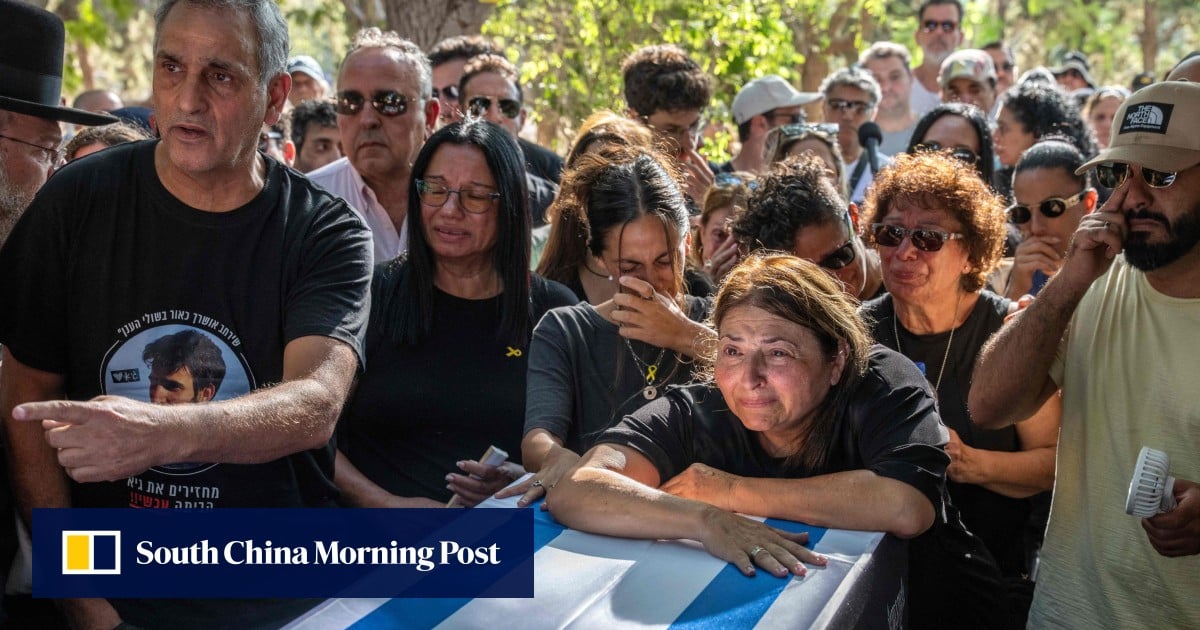 Israel buries bodies of 2 hostages recovered from Gaza