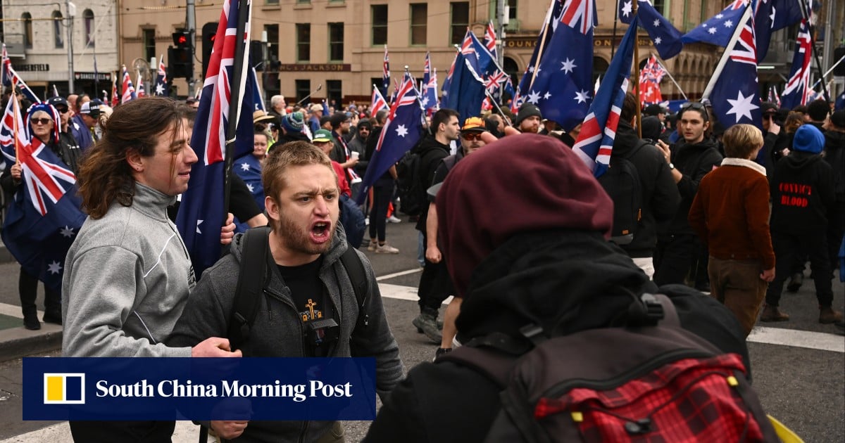 Chinese nationals in Australia blindsided by anti-immigration march