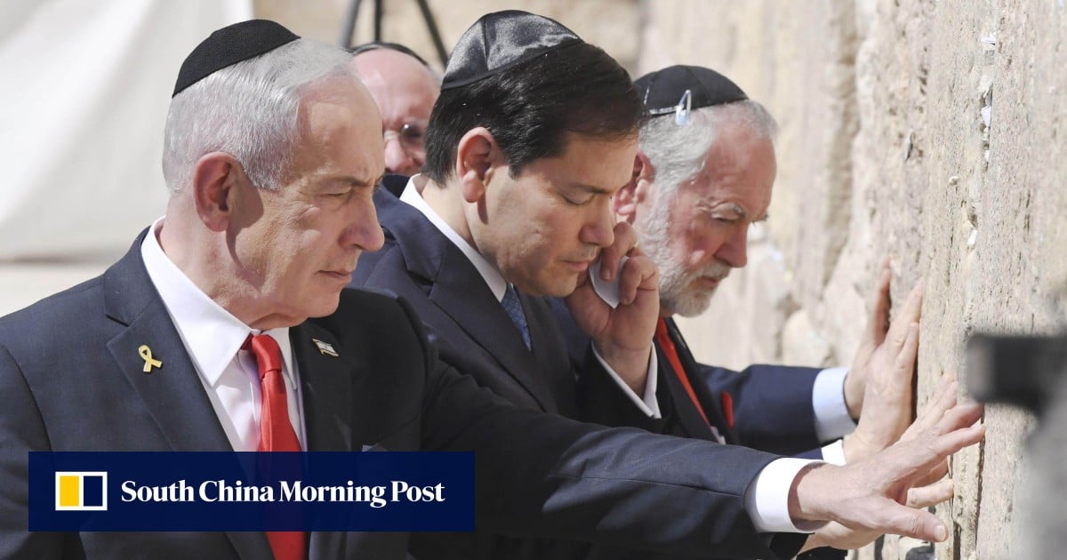 Rubio visits Jerusalem archaeological site in boost to Israel’s claims
